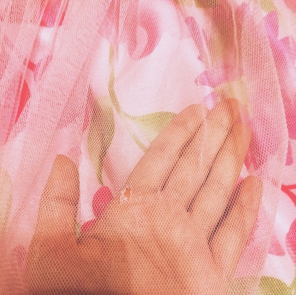 (SOLD) Youngland Pink floral dress - Picture 3 of 6